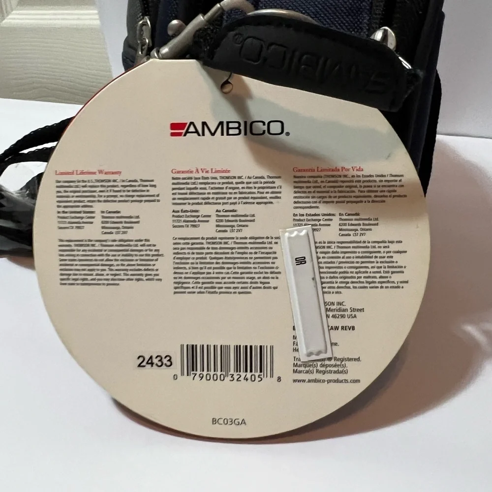 AMBICO Camera/Accessor Bag BC03GA NWT Blue Gray Strap And Belt Loop